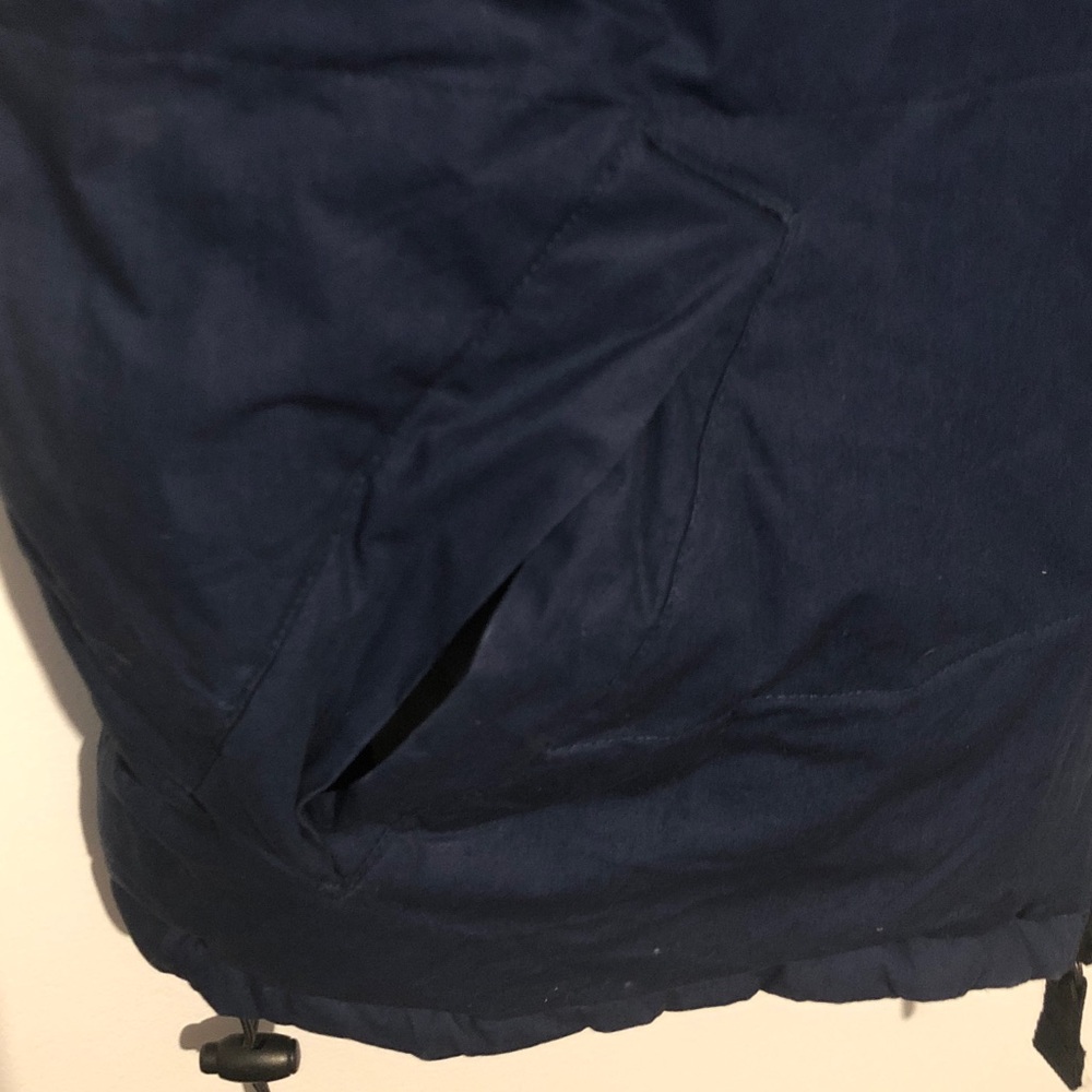 VTG Outdoor Exchange Navy/plaid reversible Puffer Vest Cotton - Picture 9 of 11
